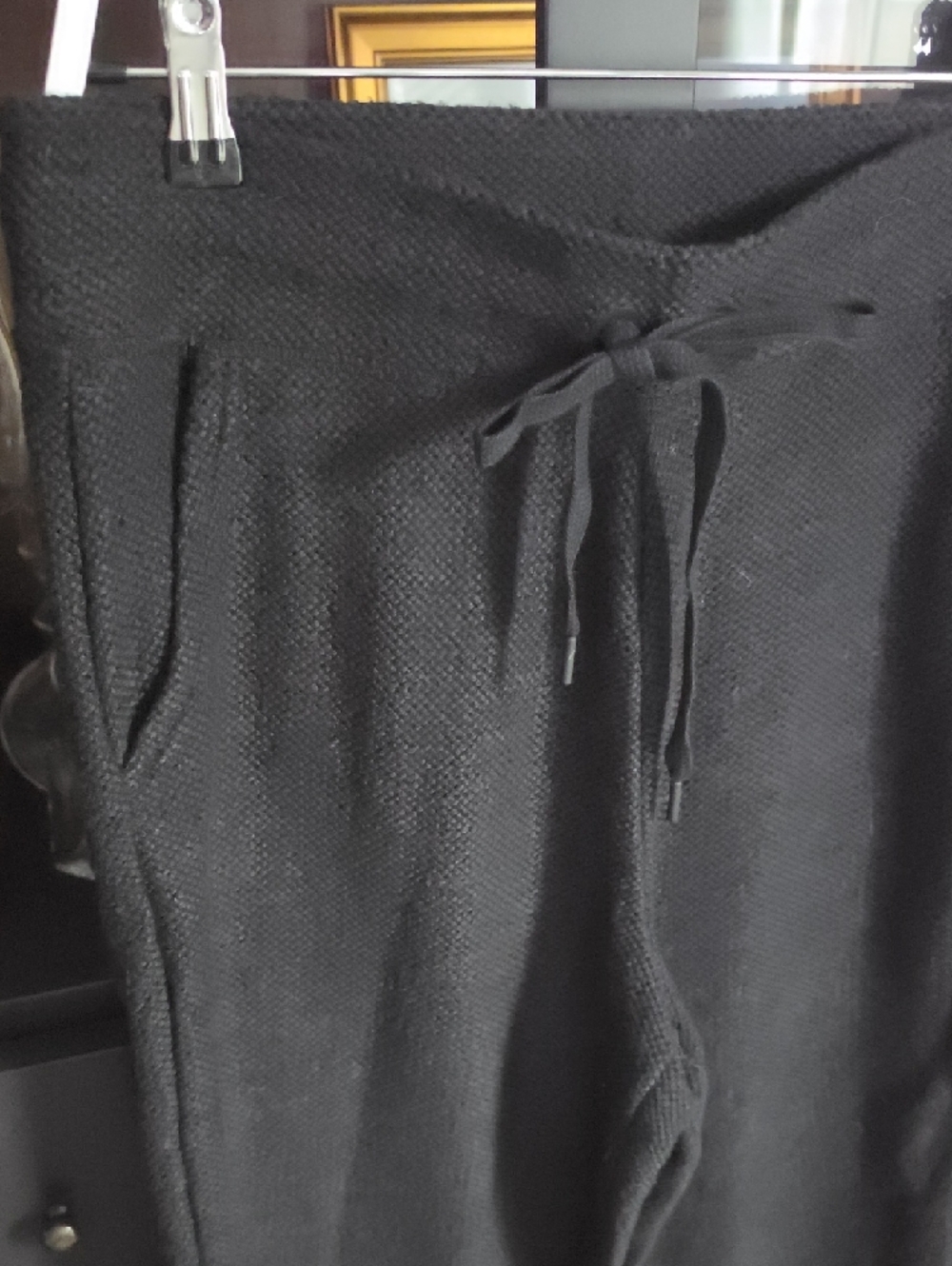 aerie Woven Jogger Pants - Black - Picture 3 of 5
